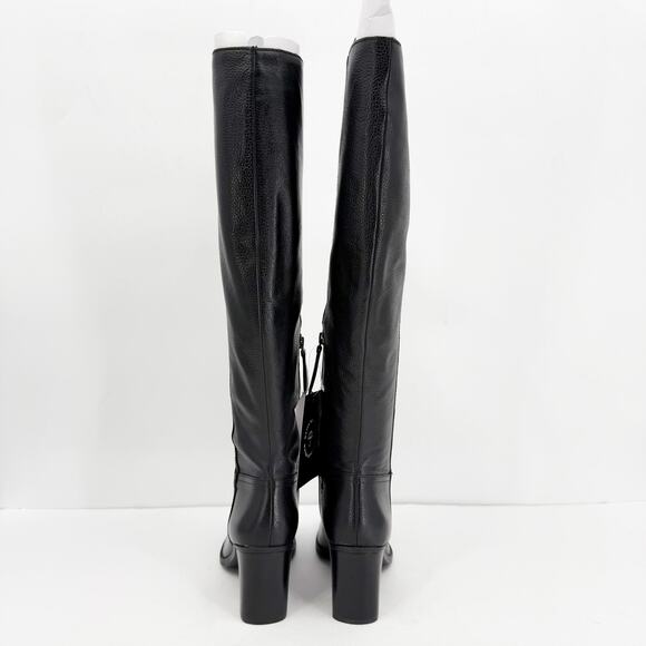 Naturalizer Womens Kyrie Heeled Knee High Boots US 8.5 Wide Black Leather NIB - Picture 8 of 10